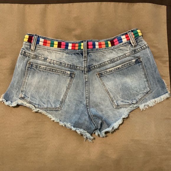 Free People Eliot Embroidered Cutoff Shorts - Picture 8 of 9